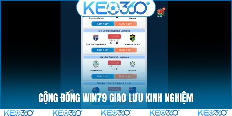 Cộng đồng WIN79 giao lưu kinh nghiệm