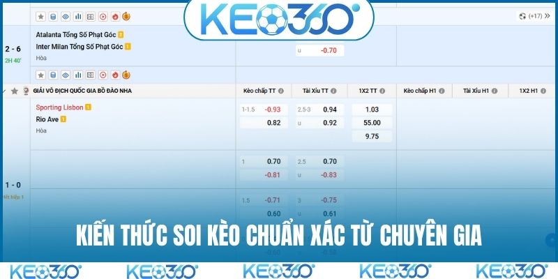 Kiến thức soi kèo chuẩn xác từ chuyên gia